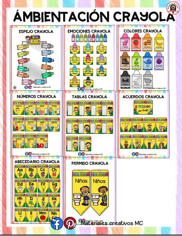 AMBIENTACIÓN CRAYOLA 