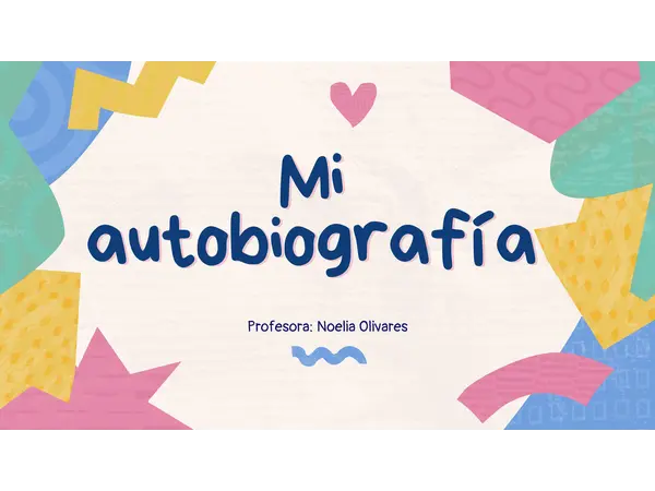 Como crear una autobiografía más actividad