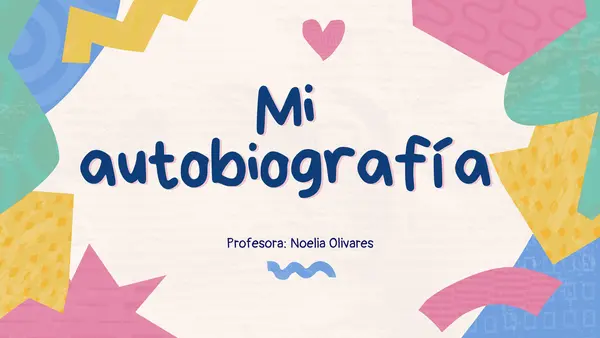 Como crear una autobiografía más actividad