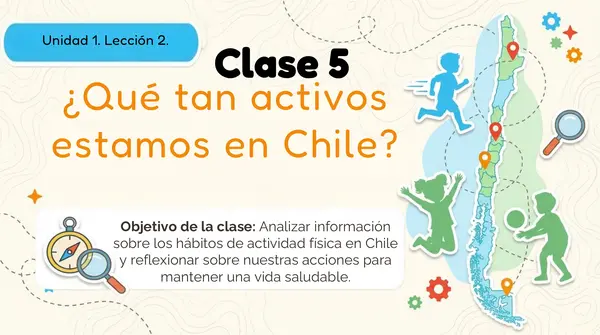Clase 5 Lección 2 "¿Qué tan activos estamos en Chile?" 2° Básico