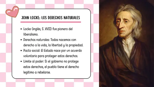 8° Locke, Voltaire y Montesquieu