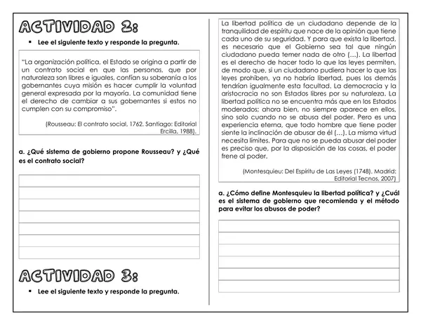 Guía de trabajo - La Ilustración y sus principales postulados en el siglo XVIII