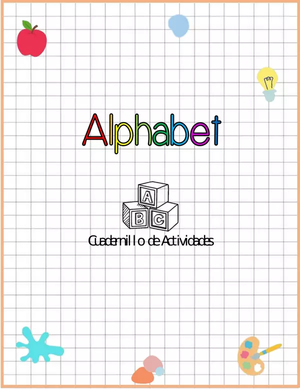 Cuadernillo Alphabet A-Z