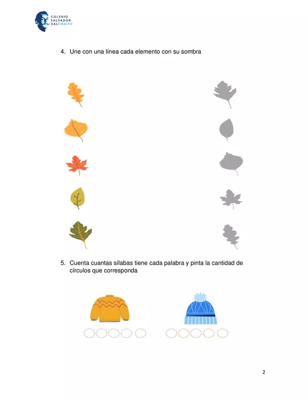 Evaluación inicial lectoescritura