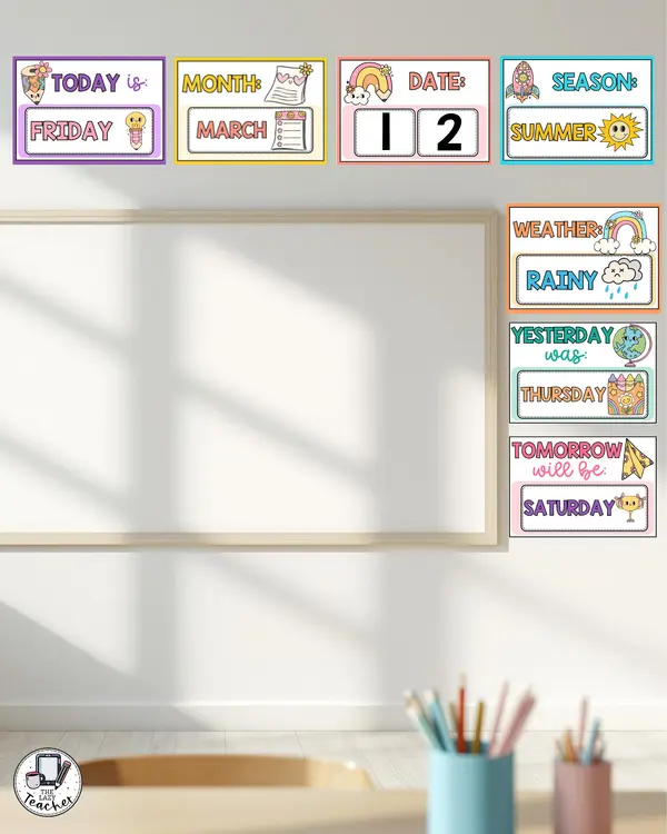 FLASHCARDS RUTINA INICIO DE CLASE - ENGLISH