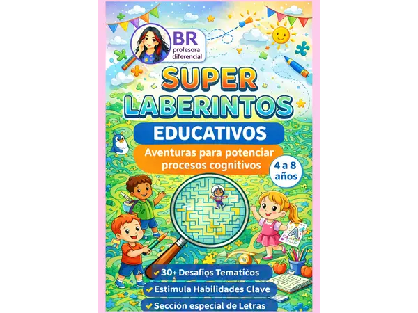 Súper Laberintos educativos – Atención, Motricidad y Pensamiento