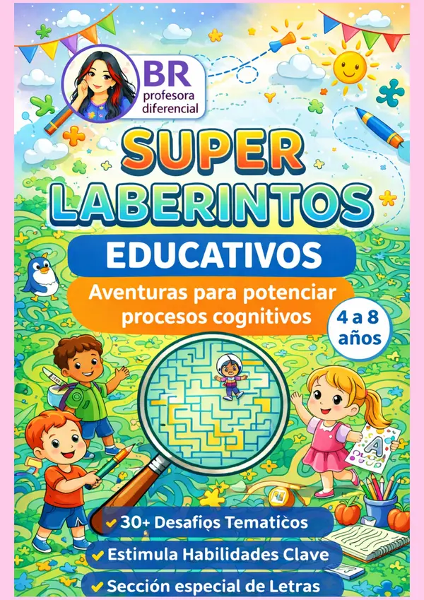 Súper Laberintos educativos – Atención, Motricidad y Pensamiento