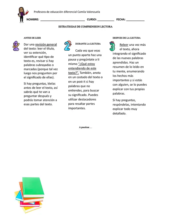 Estrategias de comprensión lectora