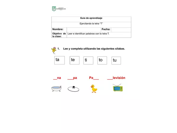 letra T