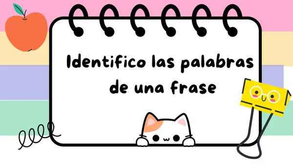 PALABRAS DE UNA FRASE