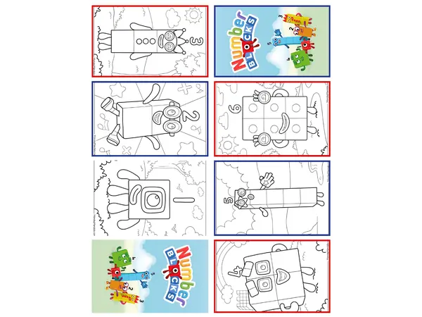 Mini Libro de los Number blocks