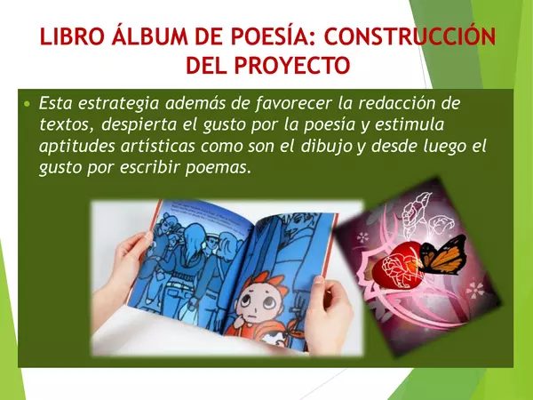 PRESENTACION CONFECCION LIBRO ALBUM DE POESIA, LENGUAJE, CUARTA UNIDAD, SEGUNDO MEDIO
