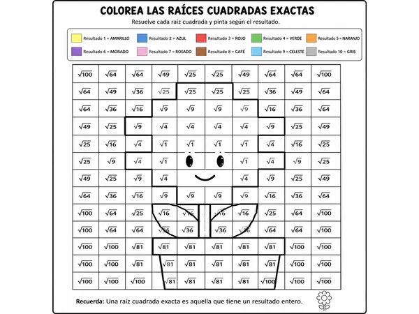Pinta las RAÍCES 
