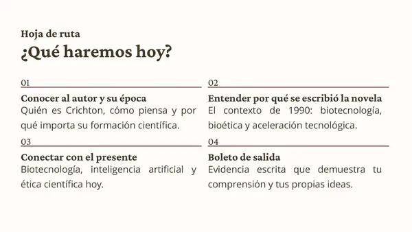 Contextualización Jurassic Park