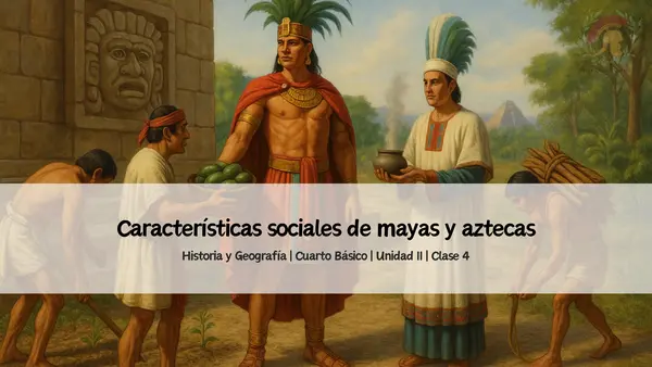 Características sociales de mayas y aztecas