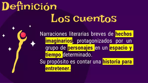 Presentación sobre el género cuento 