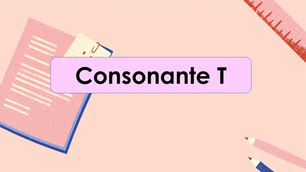 consonante T