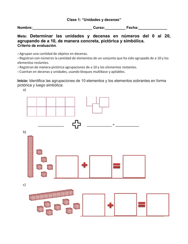 Proyecto Nivelación Matemática Primero OA 8
