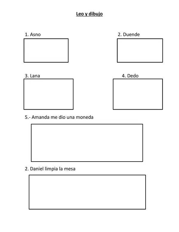 Guía letra "d" y letra "n" Primer año básico