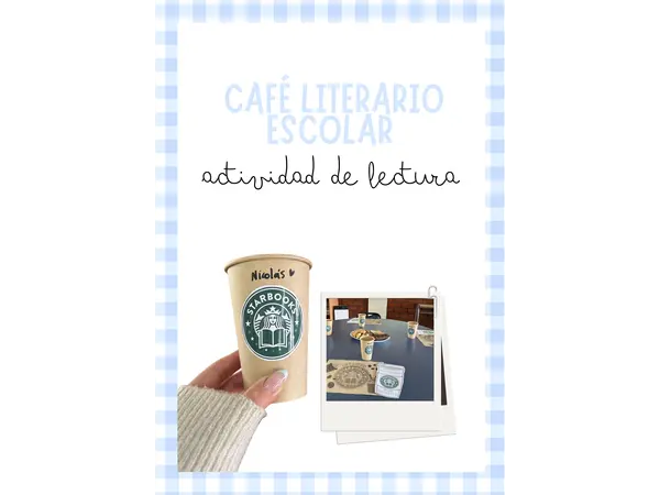 Café Literario Escolar | Actividad de lectura