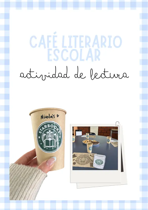 Café Literario Escolar | Actividad de lectura