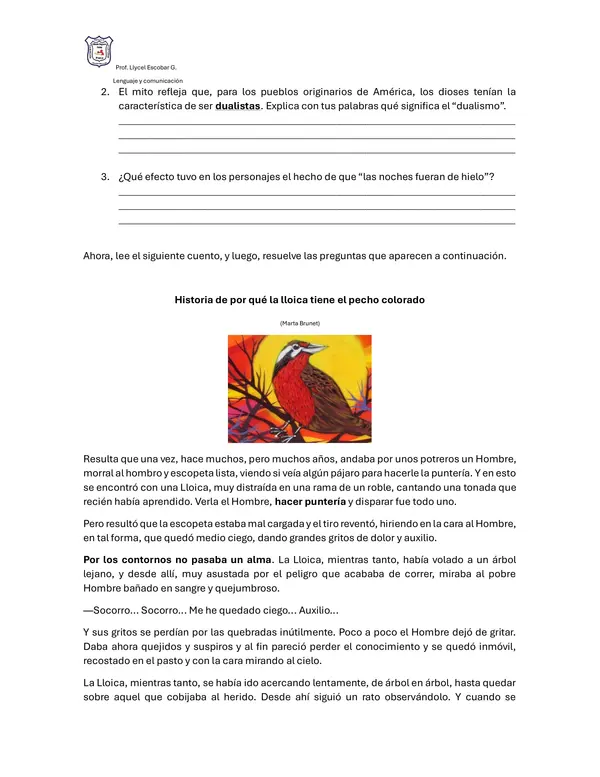 Guía "El lenguaje figurado" 