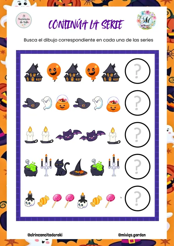   Cuadernillo de Halloween (19 actividades)