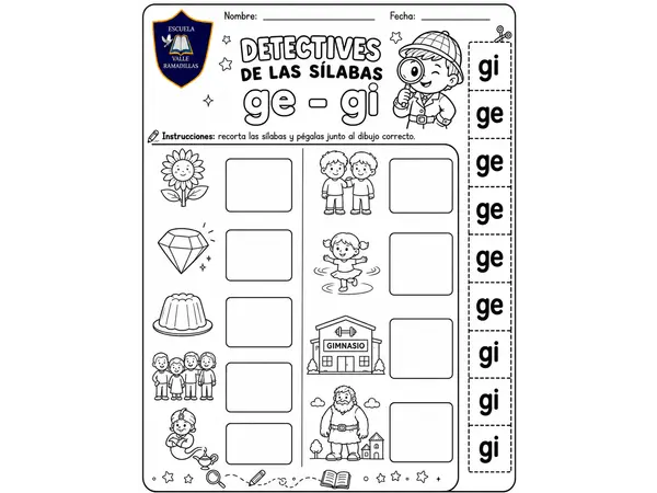 Detectives de sílabas ge-gi