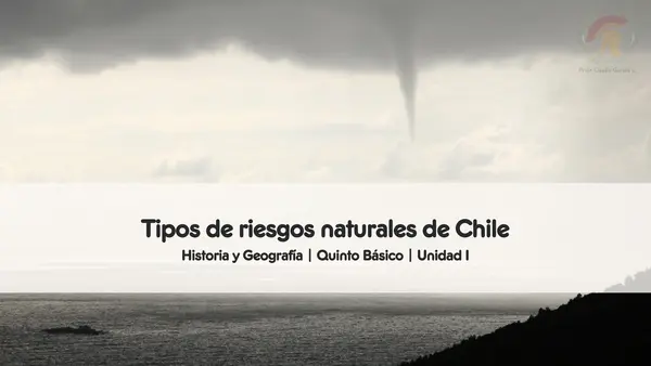 Tipos de riesgos naturales de Chile | Quinto básico | Unidad 1 