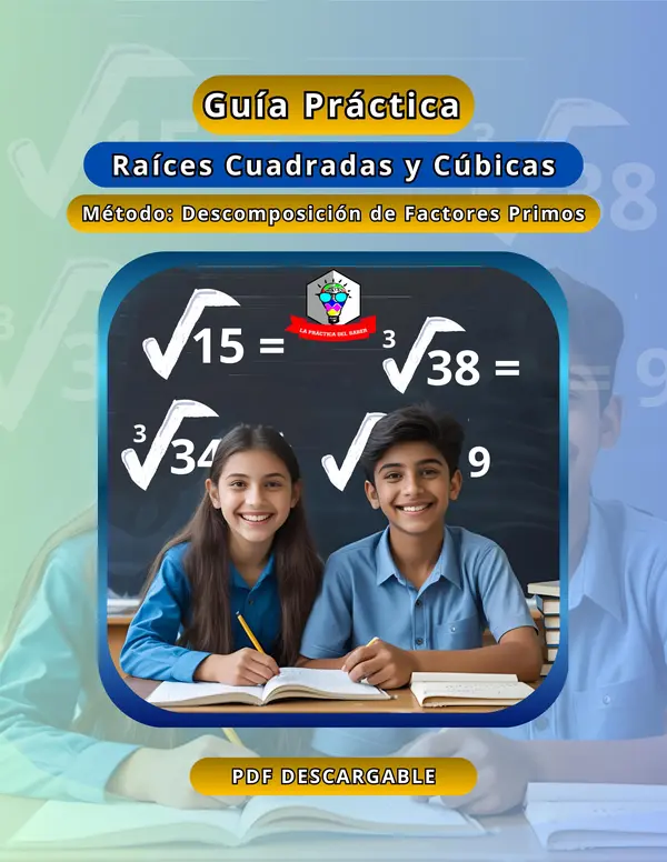 Raíces Cuadradas y Cúbicas por Descomposición de Factores