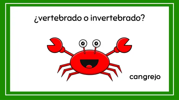 Vertebrados o invertebrados animales jugo de preguntas ppt no print