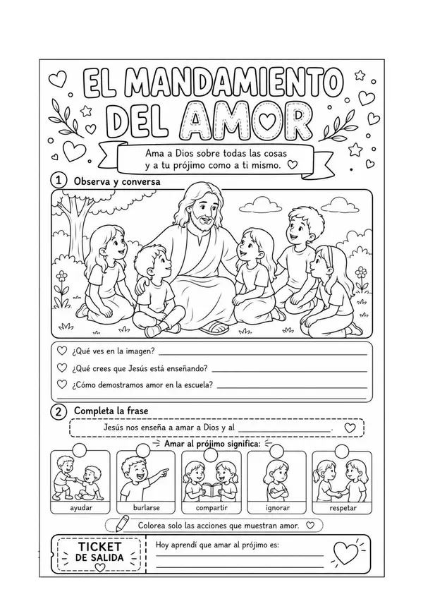 UNIDAD 3: AMAR A DIOS Y AMAR AL PRÓJIMO