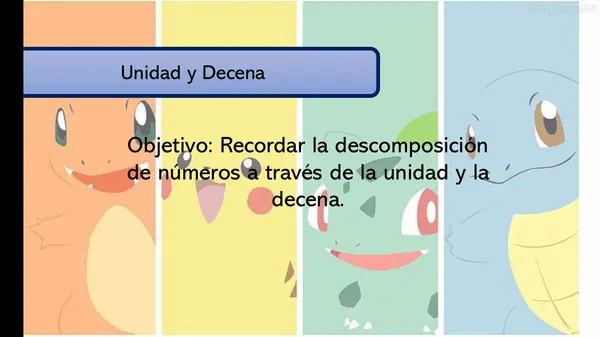 Unidad- decena hasta el 30.