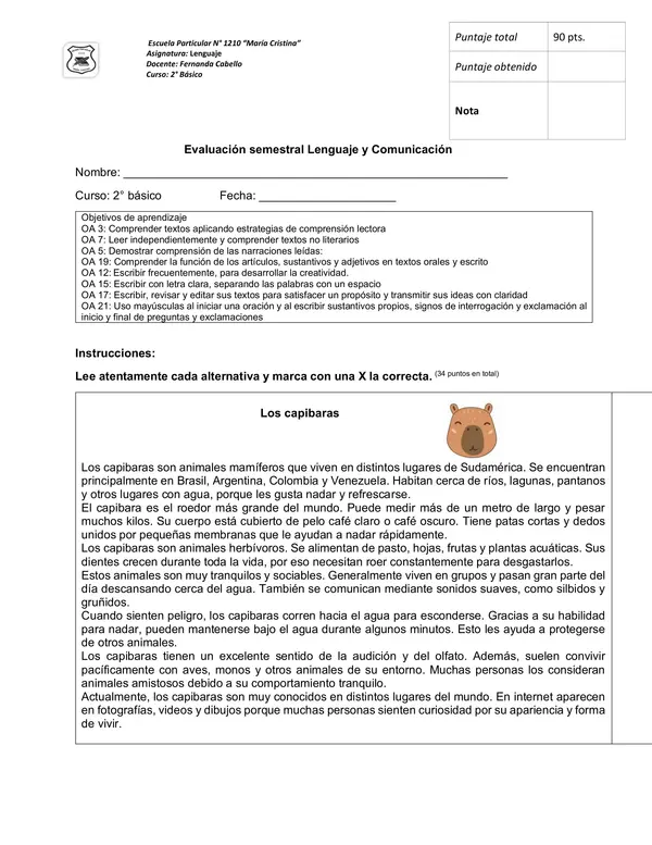 Evaluación 