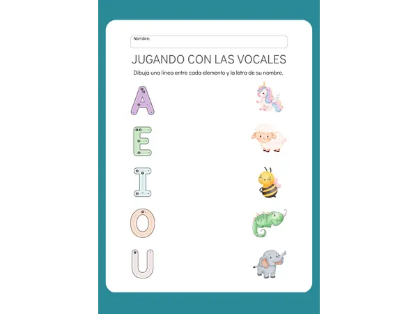Jugando con las vocales 🔤🎈