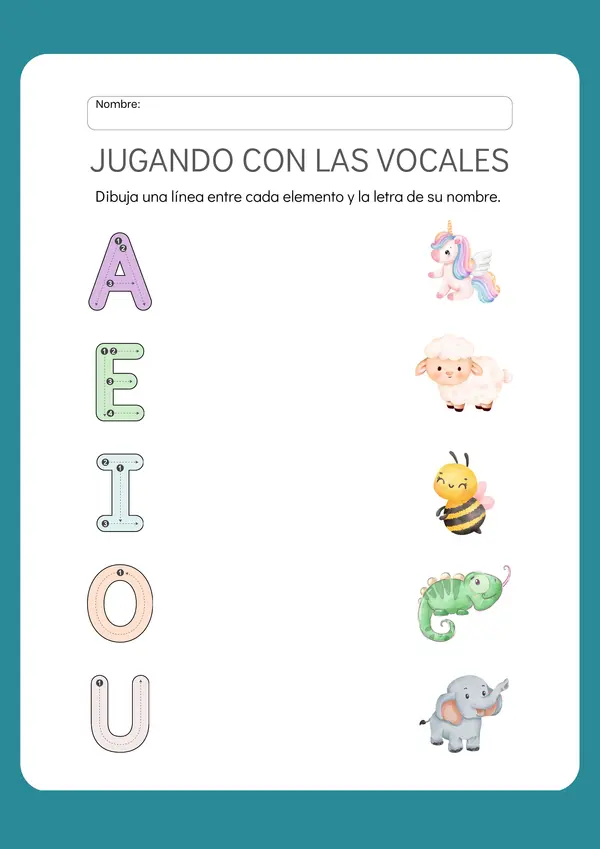 Jugando con las vocales 🔤🎈