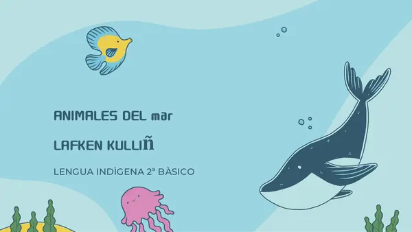 Animales del mar /lafken kulliñ