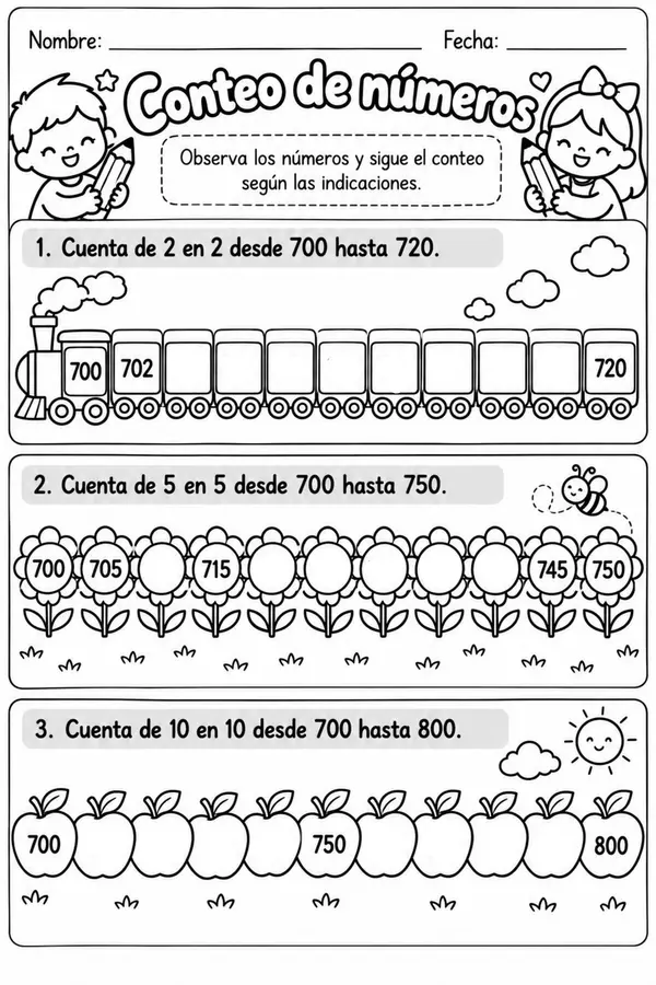 Conteo familia del 700
