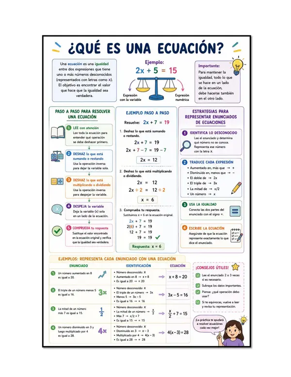 Guía de Aprendizaje de ecuaciones