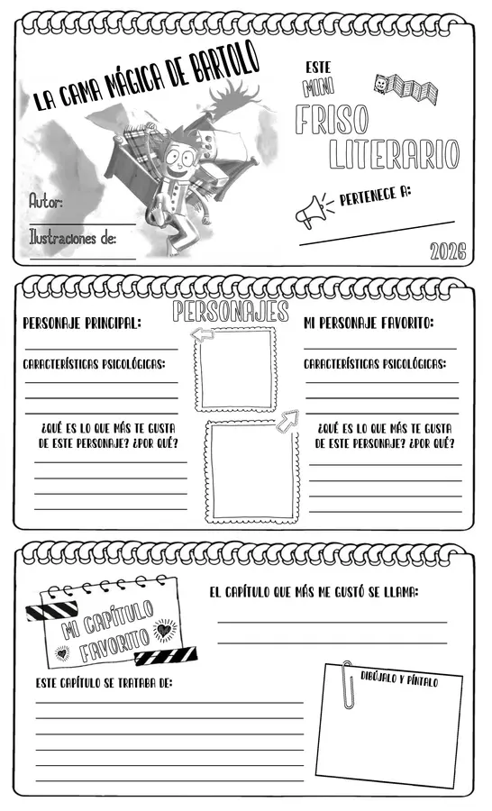 Friso literario - La cama mágica de Bartolo
