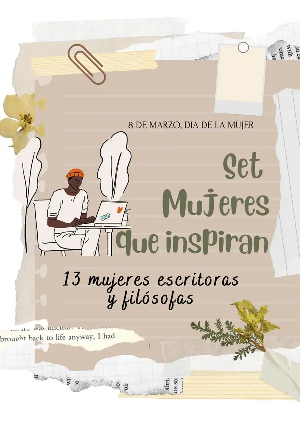 Mujeres escritoras y filósofas: DÍA DEL LIBRO