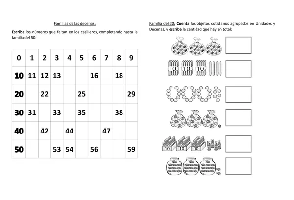 Familias del 30, 40 y 50