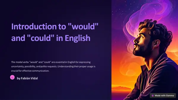 Uso del "Would - Could" en inglés