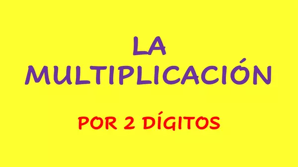 Multiplicación 2 dígitos