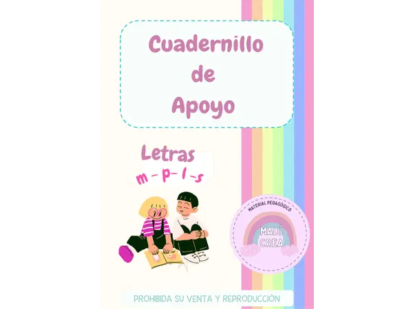 Cuadernillo consonantes m, p , l , s