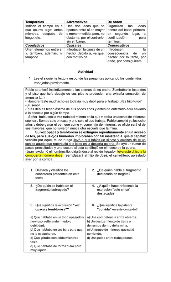 7mo/8vo: Localizar información parafraseada - comprensión lectora tipo simce 