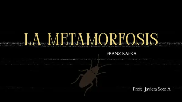 Contextualización libro "La metamorfisis"