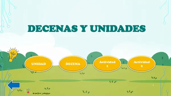 Unidad y Decena 1° Básico
