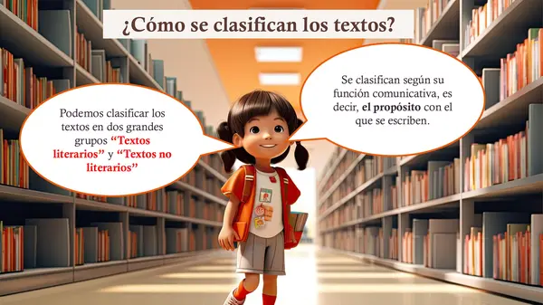 Tipos de textos literarios y no literarios