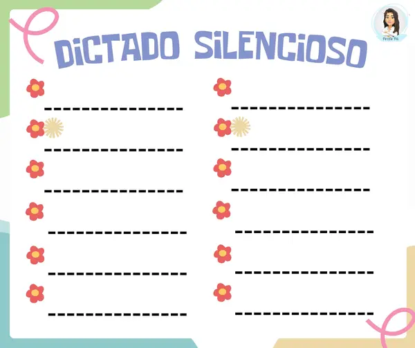 Dictado silencioso de palabras